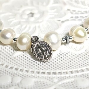 [813611]  팔찌묵주 / 론델형 진주 8mm